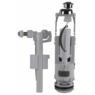 Mécanisme double volume poussoir et robinet (carton) - SIAMP : 37950110