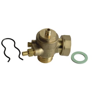 Robinet départ chauffage 3/4"x m10 - DE DIETRICH : S100521