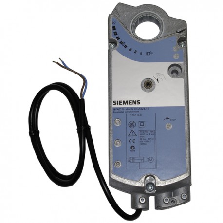 Servomoteur de registre OpenAir 25Nm 0..10V 24Vac avec ressort raz - SIEMENS : GCA161.1E