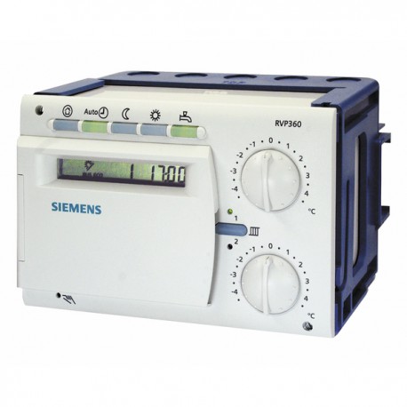 Régulateur chauffage programmable 2 circuits chauffage et ECS - SIEMENS : RVP360