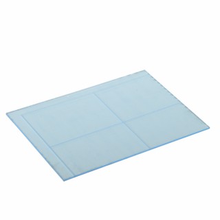 Résine synthétique PMMA 370x445x2mm pour 110715 et 110716 - DIFF