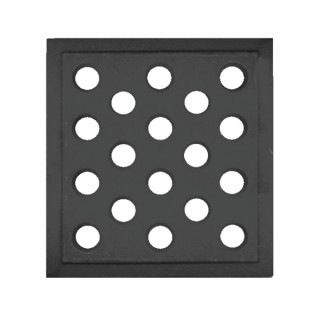 Grille en fonte pour cheminées 160x160mm