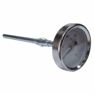 Thermomètre à plonge 200mm 500°C