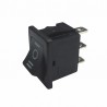 Interrupteur noir I/0/II 6A 3XFASTON