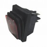 Interrupteur lumineux rouge étanche 0/1 16A