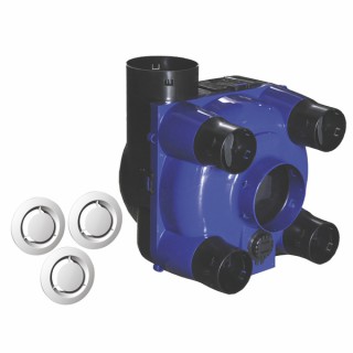 Kit Caisson VMC autoréglable KHEO 3 + 3 bouches - DIFF