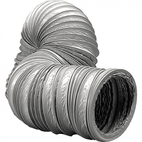 Gaine PVC souple Ø125mm x 6m en filet