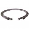 Flexible fioul F1/4" x F1/4" droit (X 2)