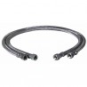 Flexible fioul F1/2" x F1/2" droit longueur 1000mm