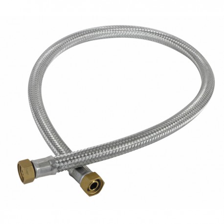 Flexible fioul F1/2" x F1/2" droit longueur 1200mm