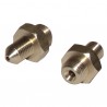 Mamelon de liaison M1/8" x M8/100 conique (X 2) - DIFF