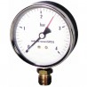 Manomètre acier, sec non remplissable Ø100mm, 0/4bar