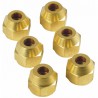 Écrou flare F NS 4-4 Ø1/4" (X 6) - DIFF