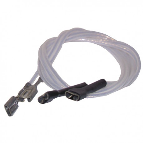 Câbles HT PTFE Ø2.5mm cosse faston 2,8 (X 2)