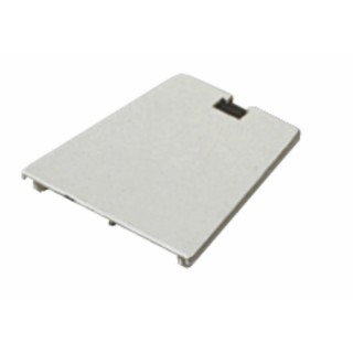 Embout support 80x80 blanc crème