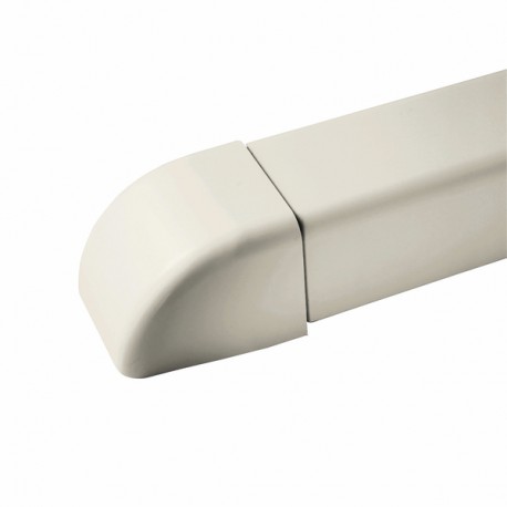 Embout 110x75 blanc crème 9001 (X 6)