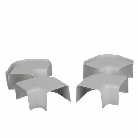 Courbe plane 110x75 blanc pur 9010 (X 6) - DIFF