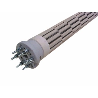 Résistance stéatite Ø47mm monobloc standard 1600W, 335mm, TC