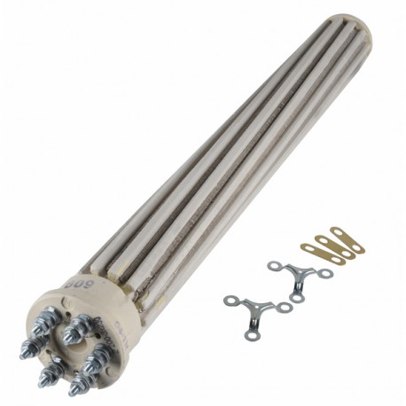 Résistance stéatite Ø47mm monobloc standard 2200W, 435mm, TC