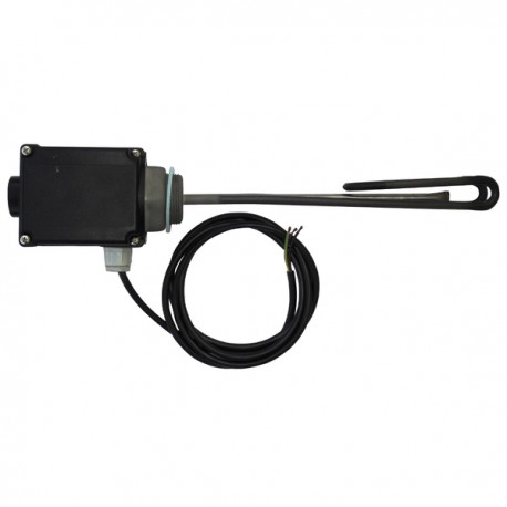 Résistance thermoplongeur solaire, bouchon 1" 1/2 inox 2.5kW, MONO TPSU