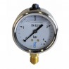 Manomètre inox, glycérine Ø 63mm, 0/4bar
