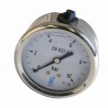 Manomètre inox, glycérine Ø 63mm, 0/10bar