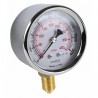 Manomètre acier à capsule Ø 63mm, 0/400mbar