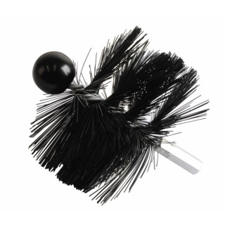 Écouvillon nylon haute température poêle à pellets Ø125mm