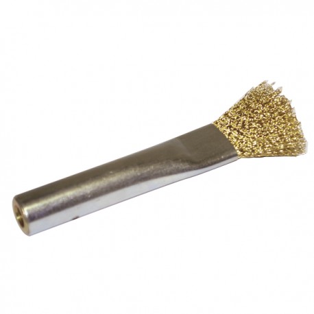 Pinceau acier laitonné pour tige de manoeuvre F12x175