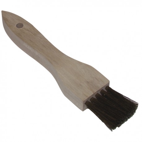 Pinceau queue de morue acier laitonné