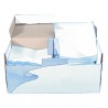 Papier d'essuyage non tissé turquoise boîte de 200 (X 200)