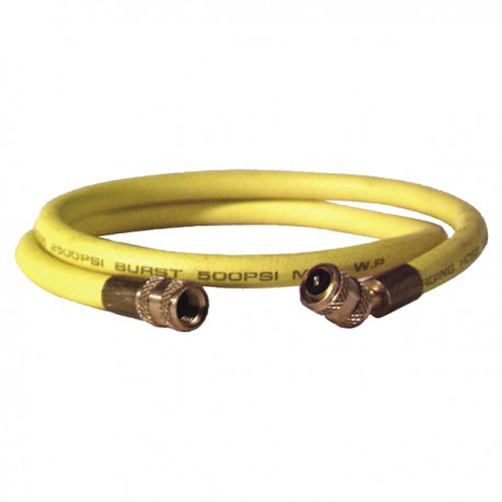 Flexible jaune L1500mm FF1/4" SAE