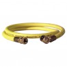Flexible jaune L1500mm FF1/4" SAE