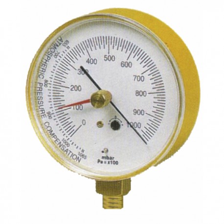 Vacuomètre anti-pulsations Ø80mm