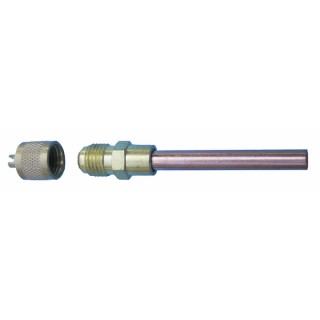 Raccord prolongateur à valve 1/4" à souder