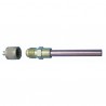 Raccord prolongateur à valve 1/4" à souder