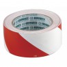 Ruban adhésif de signalisation rouge/blanc 50mmx33m