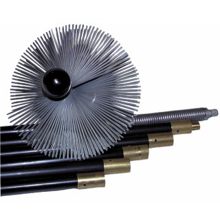 Kit ramonage 9.5m hérisson acier Ø200