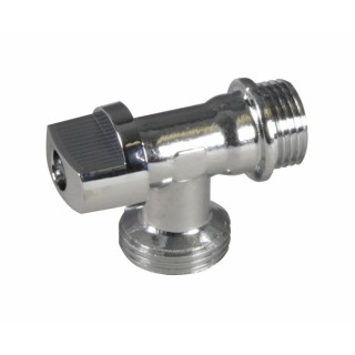 Robinet 1/4 tour machine à laver équerre M1/2"