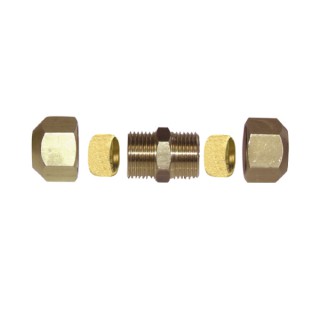 Raccord à bague droit tube 12mm x tube 10mm (X 10)