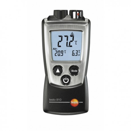 Thermomètre infrarouge et ambiant Testo 810 - TESTO : 05600810