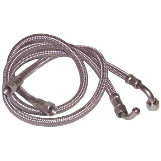 Flexible fioul F1/4"xF1/4" coudé 90° 1000 (X 2)