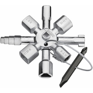 Clé gaz multifonctions KNIPEX TWINKEY®  - KNIPEX : 00 11 01