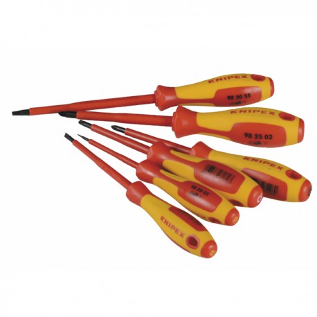 Jeu de 6 tournevis - KNIPEX : 902514
