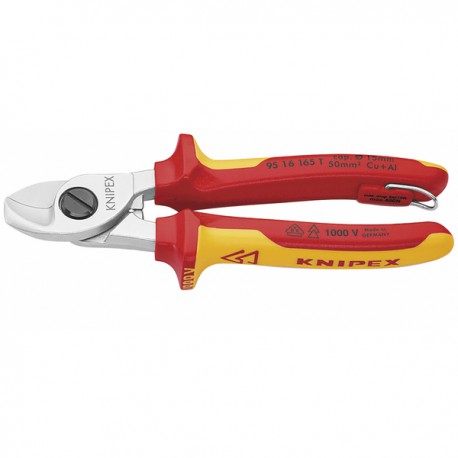 Pince coupe-câble antichute - KNIPEX - WERK : 95 16 165 T