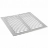 Grille à auvents anti-moustique 150x150 - ANJOS : 6813