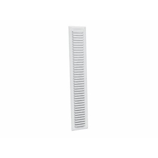 Grille à auvents en aluminium prélaqué blanc GA BL 100 x 200 GAM - ANJOS : 6779