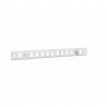 Grille obturable aluminium prélaqué blanc GO BL 300 x 30 - ANJOS : 7120