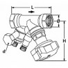Vanne d'équilibrage STAD F1/2" - IMI HYDRONIC : 52151-014