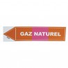 Étiquette souple adhésive gaz naturel (X 10)